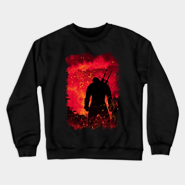 Witcher Chaos Crewneck Sweatshirt by HappyLlama